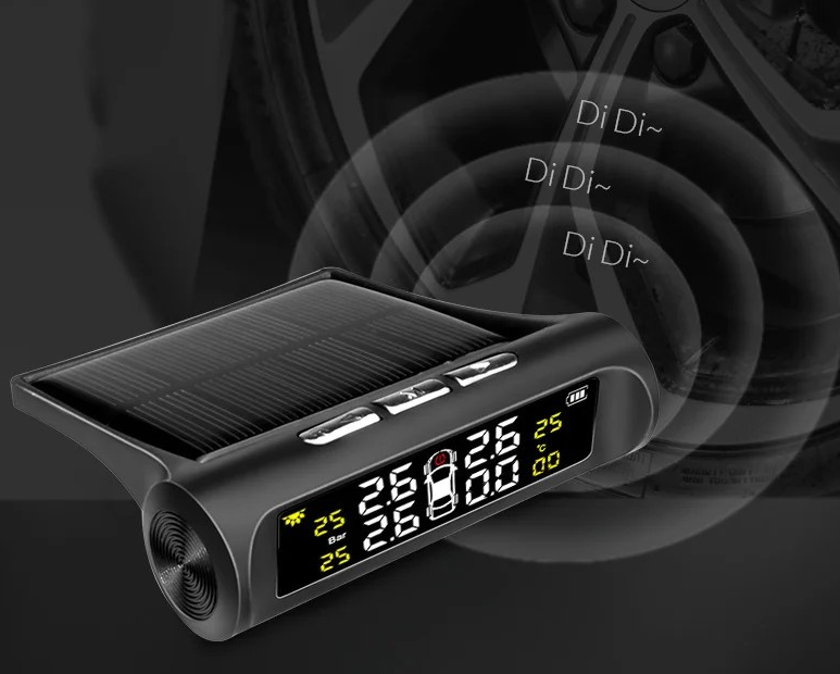 מערכת חיישני לחץ אוויר בצמיגים לרכב E-ACE Solar TPMS